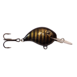 Wobler A.J Lures Żniwiarz SDR 3.5cm - tonący - Czarny w Złote Paski