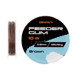 Feeder Guma Brain 0.8mm | 12lb/6kg | 10m | Brown