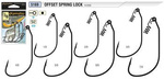 Haczyki KAMATSU Offset Spring Lock K-2435 2/0 BLNO 3szt
