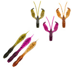 Zestaw Perch Professor F**king Leech 2,75"/7cm - MIX - 8 szt. + Perch Professor Fapping Craw 2"/5cm - MIX - 6 szt.