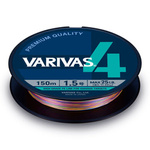 Plecionka Varivas4 PE #0.6 | 10 lb | multicolor | 150m