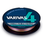 Plecionka Varivas4 PE #1.2 | 21lb | multicolor | 150m