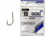 Haczyki Owner Sode 50282 #10 | brązowy