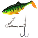 Zestaw guma Mikado MFT Roach 12cm Fire Tiger + Dozbrojka Mikado Evo Stinger