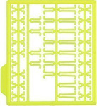 Stopery do przedłużania włosa Mikado - żółte – 2szt.