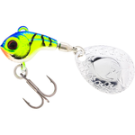 Wirujący ogonek Westin DropBite Tungsten Spin Tail Jig 18g | 2,2cm | Chartreuse Blue Craw