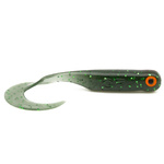 Guma Great Fish GF1 Twister 4,9cm | Magic Green | bezzapachowy | 10 szt. | Dżejsiok Special Edition