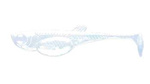 Przynęta Libra Lures Embrion Shad 2" | 5 cm | 003 - Blue Pearl | 10 szt.