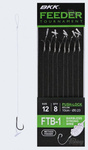 Przypony bezzadziorowe BKK Feeder Tournament FTB-1 | Push Lock | #12