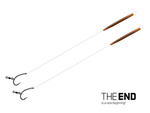 Przypon Karpiowy Przypon Delphin THE END D-Rig 2szt. | 20 cm / 17lbs / #4