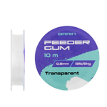 Feeder Guma Brain 0.8mm | 12lb/6kg | 10m | Transparentny