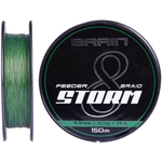 Plecionka Brain Storm 8X 0,12mm | 7,4kg | 150m | zielony