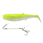 Zestaw Guma Savage Gear Cannibal 12,5cm | Flou Yellow Glow + Dozbrojka Vis Vangen