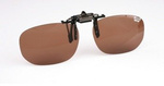 Nakładka na okulary Mikado polaryzacyjna | brązowa