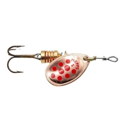 Obrotówka MEPPS COMET DECORE #3 miedziany / czerwone kropki 6.5g