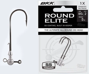 Główki jigowe BKK Round Elite Stinger Eye 10g #8/0 - op. 2szt