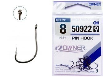 Haczyki Owner Pin Hook 50922 rozm. 4 - czarny