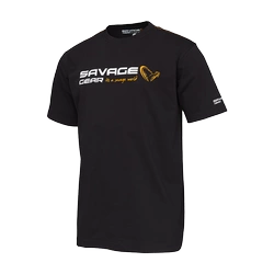 Koszulka SAVAGE GEAR Signature Logo T-Shirt Black Ink - roz. XL