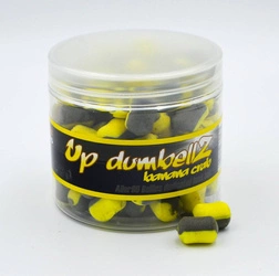 Kulki haczykowe Massive Baits Aller Up Dumbelz 14mm - 200ml - Banana Crab