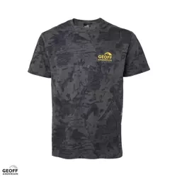 .T-Shirt Geoff Anderson Organic Tee Logo - BlackLeaf/ Orange Logo XXXL