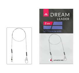 Przypon MIKADO Dream Leader Titanium 1x7 40cm/30LB/13.5kg - op.2szt.