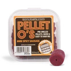 Pellet haczykowy Sonubaits Pellet O's Spicy Sausage 8mm 65g