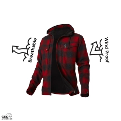 Geoff Anderson Ezmar Hoodie Windproof Red L