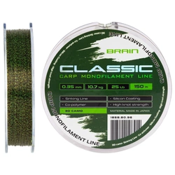 Żyłka Brain Classic Carp Line 0,35mm | 10.7kg | 150m | 3D camo
