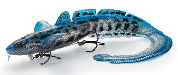 Guma SAVAGE GEAR 3D Line Thru Burbot 36cm 216g - Blue Silver UV