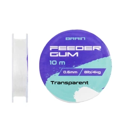 Feeder Guma Brain 0.6mm | 8lb/4kg | 10m | Transparentny