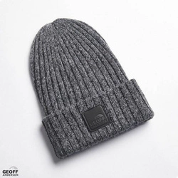 .Czapka GEOFF ANDERSON - WizWool Njal Beanie Black