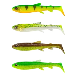 Zestaw Gum Savage Gear 3D Whitefish Shad 9 cm | Dark Water Mix | 4 szt.