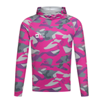 Bluza damska Mikado z kapturem i kominem | z filtrem UPF | Lady Camo | rozm. S