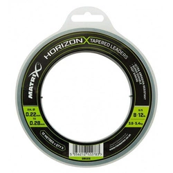 Przypon Strzałowy Matrix Horizon X Tapered Shock Leader 0,22-0,28mm. 12m