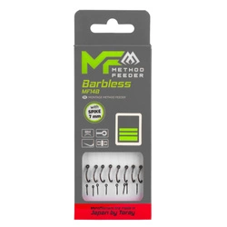 Przypon MIKADO Method Feeder MF14 z igłą - hak bez zadziora nr 10 / żyłka: 0.20mm / 10 cm / op. 8szt.