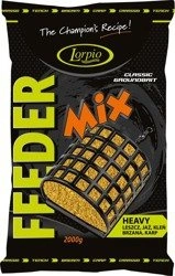 Zanęta Lorpio FEEDER MIX HEAVY brązowo-żółta 2 kg