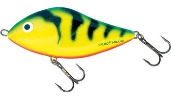 Wobler SALMO Slider 5 cm - tonący - GREEN TIGER