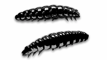 Przynęta Libra Lures Larva 3.5cm, 040 - black- 12szt (bez zapachu)