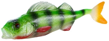 .Guma SEWRO CUSTOM BAIT Okoń Fluo 19,5cm - naturalny ogon