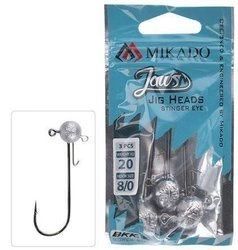 Główka MIKADO Jaws Stinger Eye Jig - 10 gr - hak: 10/0 - op. 3szt.