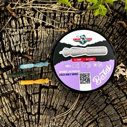 Przynęta Great Fish GF2 Baby Leech - 3.3cm - 0.36g - DŻEJSIOK Special Edition- Bezzapachowy - 21szt.
