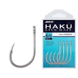 Haczyki sumowe BKK Haku Livebait | #10/0 | 2 szt.