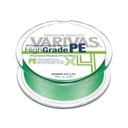 .Plecionka Varivas High Grade PE X4 150m 1.2 22,5lbs - zielona