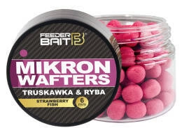 FEEDER BAIT Mikron Wafters- 4/6mm - Truskawka&Ryba - 25ml