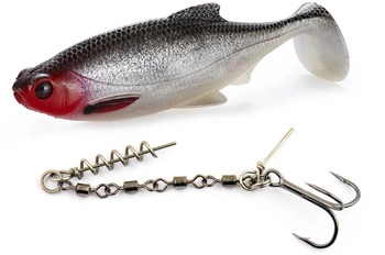 Zestaw Przynęta WESTIN Ricky the Roach ST 14 cm 42g Redlight - 1szt + Dozbrojka Vis Vangen 2szt.