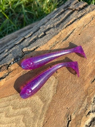 Przynęta Angry Pikes - Pussy Baits 10cm, 9g - Fioletowy - 3szt.