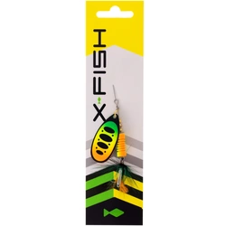 Obrotówka X-Fish Termite №4 | 9,5g | Firetiger