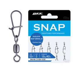 Agrafki BKK Duolock Snap Swivel-51 rozmiar 00, op. 5szt