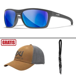 Okulary polaryzacyjne Wiley X - KINGPIN CAPTIVATE / Blue Mirror / Matte Graphite + GRATISY!