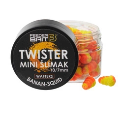 FEEDER BAIT Mini Ślimak Twister Wafters 11/8mm - Banan & Squid